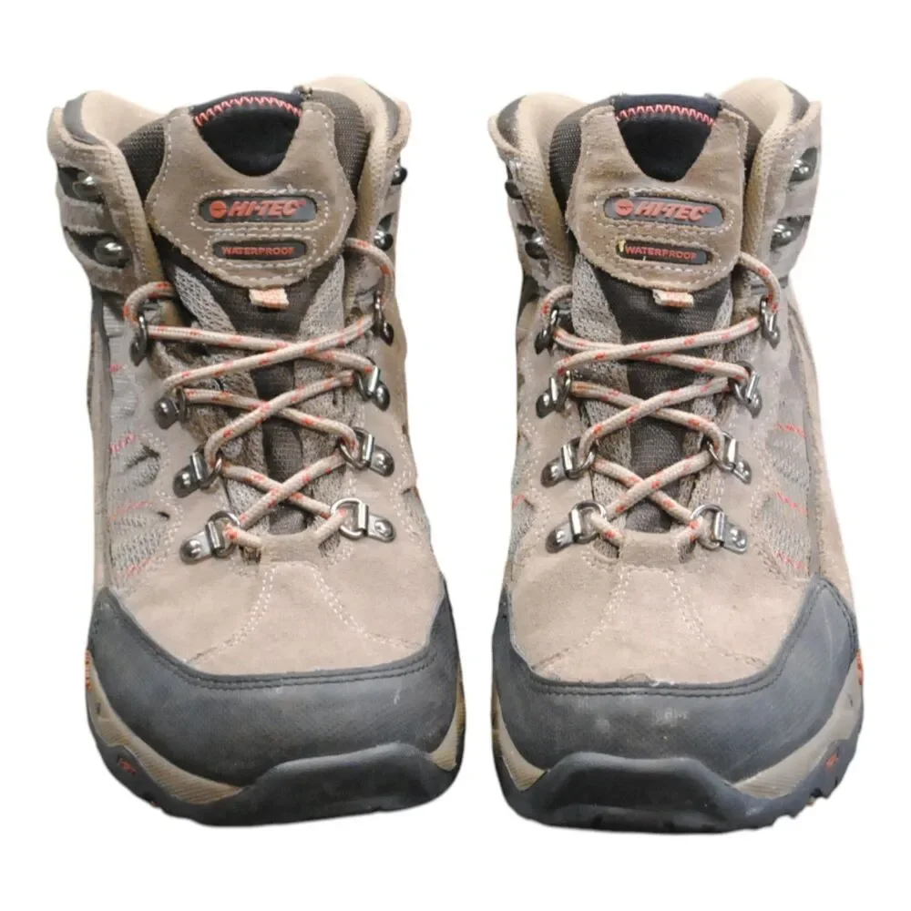 Hi-Tec Montana Mid Women’s Waterproof Hiking Boots Brown Size 9.5